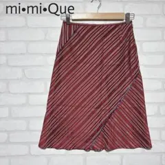 mi・mi・Que（ミミック）斜めストライプ アシンメトリー風デザイン フレアスのサムネイル