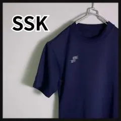 SSK Tシャツ　エスエスケイ　Tシャツ　紺色　胸元ロゴのサムネイル