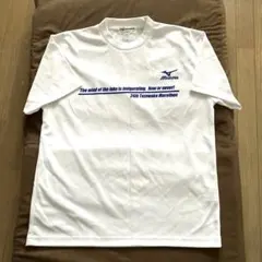 【MIZUNO】レディース　第24回田沢湖マラソン記念Tシャツ ホワイトのサムネイル