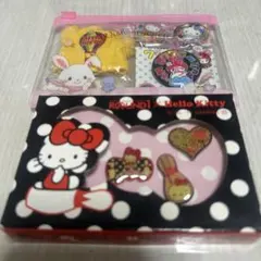 Hello Kitty ピンバッジセットと 小物のセットのサムネイル