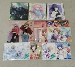 プロセカ 色紙 特典 クリアカード ポストカード 巡音ルカ MEIKO 日野森雫