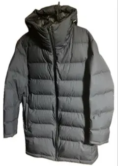 ビ*ン様 【中古品】UNIQLO ダウンジャケット ユニクロ ネイビー フード付