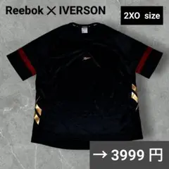 極美品 激レア Reebok アイバーソン ゲーム シャツ 2XO 黒