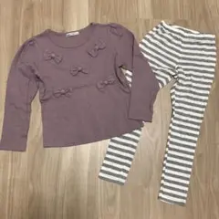 美品　シャムロックロージング　長袖シャツ　スパッツ　130