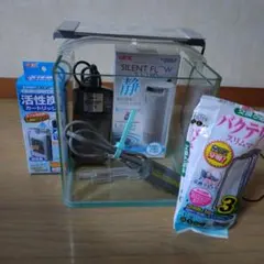 KOTOBUKI LEGLASS 20cmキューブ水槽 GEXフィルターセット
