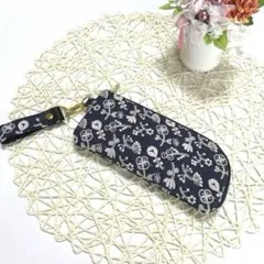 ミナペルホネンL字ポーチ(ストラップ付き) ハンドメイド