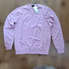 UNIQLO Vネックセーター L ピンク