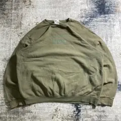 90s usa製 NIKE ナイキ スウェット カーキ プリント オールド