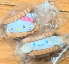 サンリオキャラクターズ ふにゅっとスモアサンド２種セット　キティ　シナモロール