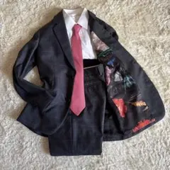 【美品】Paul Smith ポールスミス総柄 セットアップ カノニコ生地