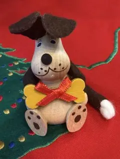 クラフトしの 犬の置物 木彫り - メルカリ