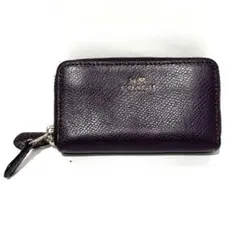 △COACH コーチ F63921 ダブルファスナー コインケース
