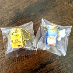 リプトン ミニチュアチャーム＆グミ ①レモンティー ④ミルクティー ２点