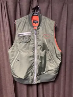 AFB PEACE MA-1 VEST カーキ AFB - ピース MA-1 ベスト | HBX