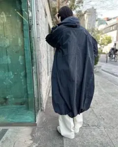 【美品】ROKU NYLON PIPING COAT ナイロンパイピングコート