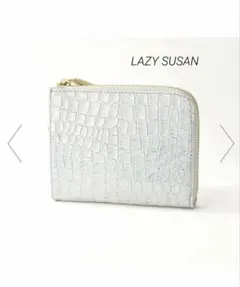 LAZY SUSAN ホワイト 二つ折り財布