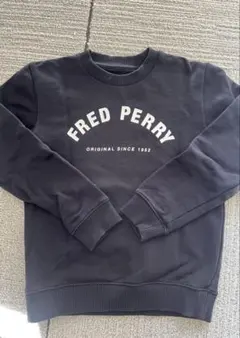 フレッドペリー トレーナー スウェット ブラック　6-7y