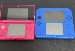 C*引様 ニンテンドー3DS ピンク & 2DS 青 セット　説明欄必読