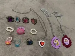 プリンセス　アクセサリーセット　ネックレス&指輪
