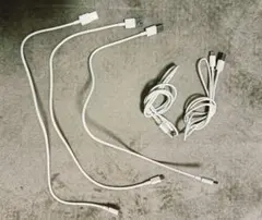 USB-Cタイプケーブル　50cm✕3本＆ 125cm✕2本