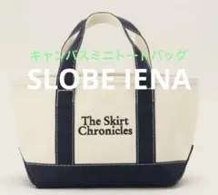 SLOBE IENA 別注キャンバスミニトート　ネイビーのサムネイル