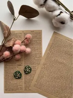 水引アクセサリー、イヤリング、ピアス、ハンドメイドアクセサリー、手作り、