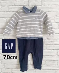 ベビーギャップ　長袖　ロンパース　男の子　70cm