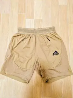 adidas アディダス ランニング トレーニング ハーフパンツ ベージュ S