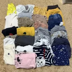 こども服 まとめ売り 冬服 秋服 肌着 パジャマ 男の子 秋冬 セット90cm②