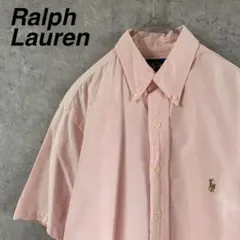 90s Ralph Lauren オックスフォード半袖シャツ　S/Mサイズ相当