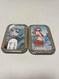 転生したらスライムだった件　原画 缶バッジ　リムルとシュナ 2点