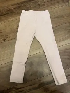 UNIQLO 100 ピンク　リブ　レギンス