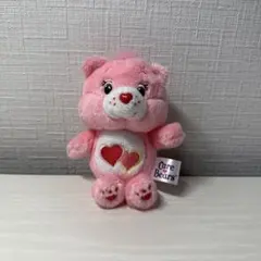 ケアベア ピンク ぬいぐるみ チャーム キーホルダー