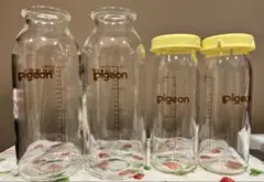 ピジョン母乳実感 直付け哺乳瓶 200ml2本＆100ml2本