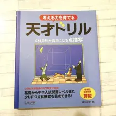 天才ドリル 立体図形が得意になる点描写　算数　小学生　中学入試
