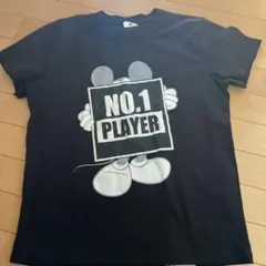 ミッキーマウス Tシャツ Lサイズ ブラック