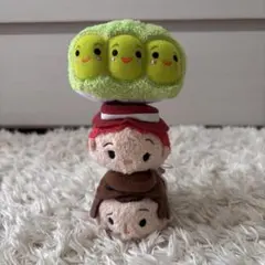 ツムツムぬいぐるみ　トイストーリー　ウッディ　ジェシー　お豆三兄弟