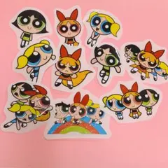 パワーパフガールズ 防水ステッカー 1シート