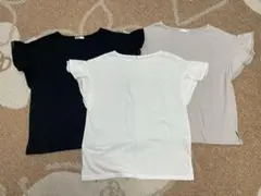 CINEMA CLUB フリル袖Tシャツ 3枚セット Sのサムネイル