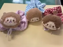 モンチッチ　シュシュセット　ヘアアクセサリー 3個セット