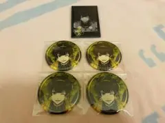 ブルーロック 天狗茶亭 スマイルベースカフェ　缶バッジ　アクリルカード　蜂楽廻