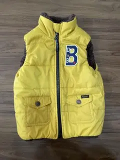 DOUBLE B イエロー ダウンベスト