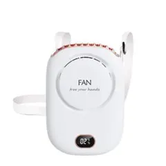 ♦️♦︎首掛け扇風機 携帯扇風機 腰ベルトファン 卓上 スタンド機能