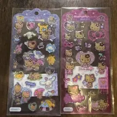 ハローキティ サンリオキャラクターズ　日焼け　ドロップジェリーシール