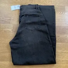 GRL ワイドデニムパンツ qu68 ブラック