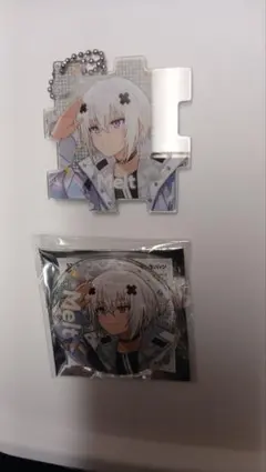 めておら　メルトダテンシ　缶バッジ　パズルキーホルダー