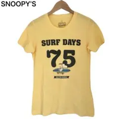 スヌーピー　サーフ系　サーフィン　アニメ　キャラクター　レディース　Tシャツ　S