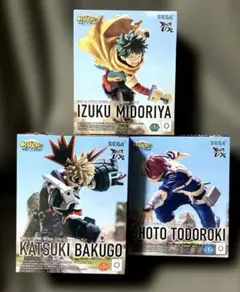 【新品未開封】僕のヒーローアカデミア XrossLink フィギュア 3体セット