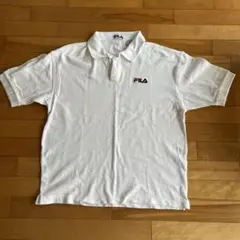 FILA ポロシャツ ホワイト Lサイズのサムネイル
