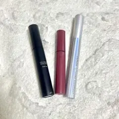 マスカラ　3本セット　ピンク　シルバーラメ　春メイク